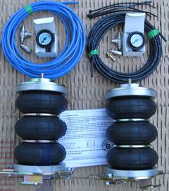 Fiat Ducato Eurochassis 244 (2002-2005), passende Zusatz-Luftfederung 6 Zoll Zweikreis Faltenbalg- Anlage, syst. LF1B