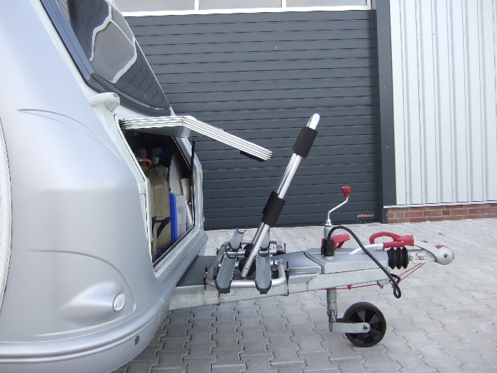 Deichselträger- Alu f. 2 Räder