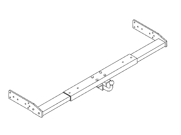 Anhängerkupplung für Wohnmobil TSL GEORGIE BOY BOSStow, für Fzg. m. vorh. tragf.r RV, LB 145mm