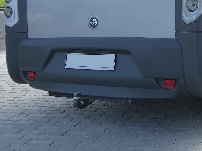 Anhängerkupplung Wohnmobil BOSStow für Fiat Ducato X250/ X290- Bj. 2006-2014 , Typ 01 feststehend inklusiv Rahmenverlängerung 2000mm