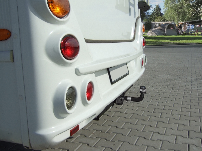 Anhängerkupplung Wohnmobil BOSStow für Ford Transit FT120 u. FT150 (Radstand 2835mm)- Bj.1986-2000, Typ 01 feststehend inklusiv Rahmenverlängerung 2000mm