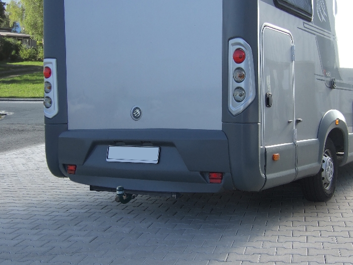 Anhängerkupplung Wohnmobil BOSStow für Iveco Daily- Bj. 2006-2016, Typ 01 feststehend inklusiv Rahmenverlängerung 2000mm