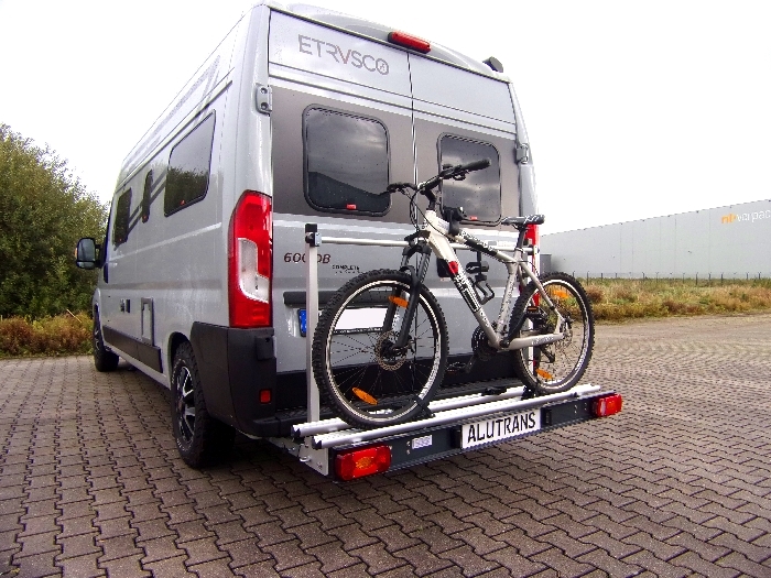 ALUTRANS Womobike Comfort Fahrradträger für Wohnmobile, 3 Fahrräder o. E-Bike