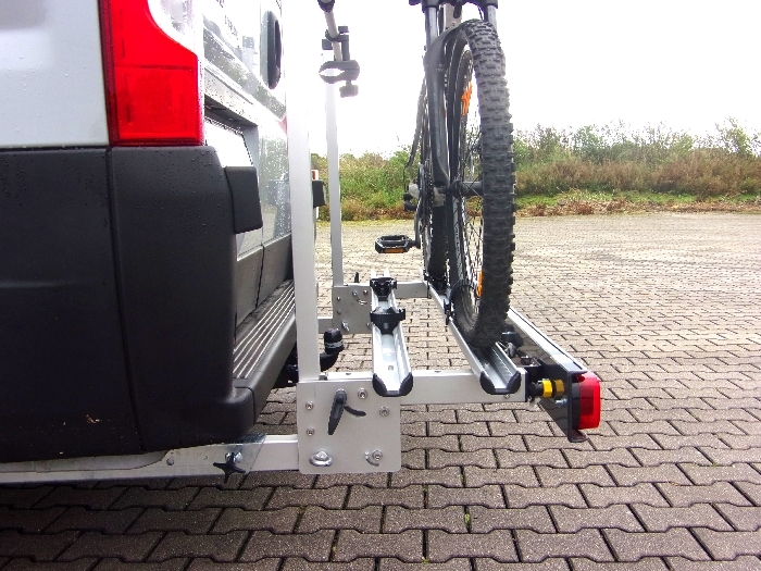 ALUTRANS Womobike Comfort Fahrradträger für Wohnmobile, 3 Fahrräder o. E-Bike