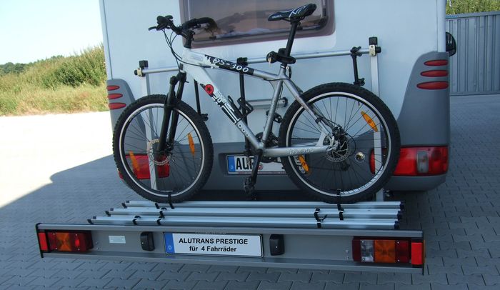ALUTRANS prestige Wohnmobil Fahrradträger für 3 Fahrräder spez. Mercedes Sprinter 3er Bj. 2006-2018 ohne AHK