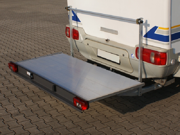ALUTRANS prestige Plattformträger XL spez. für Mercedes Sprinter 3er Bj. 2006-2018-m-AHK, max. Fzg Länge 5,93m