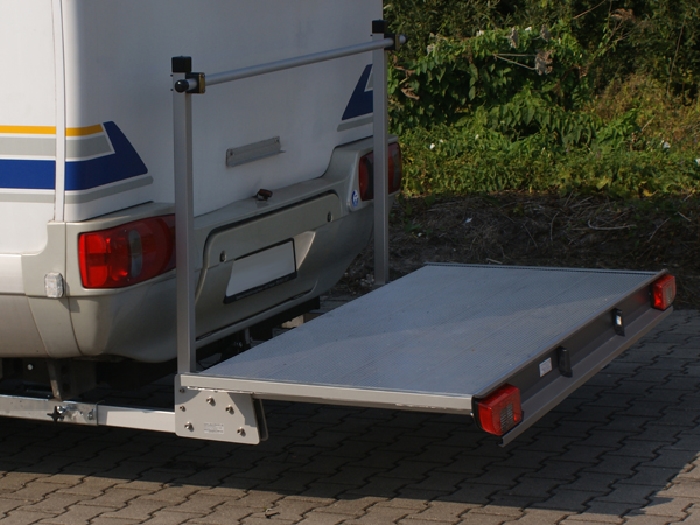 ALUTRANS Premium Plattformträger XL 200kg spez. für Peugeot Boxer X250/X290 Bj. 2006-2011, mit AHK