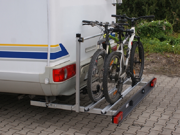 ALUTRANS MAXX Wohnmobil Fahrradträger für 2 Fahrräder m. E-Bike spez. für Mercedes Sprinter 4er Bj. 2006-2018 mit AHK