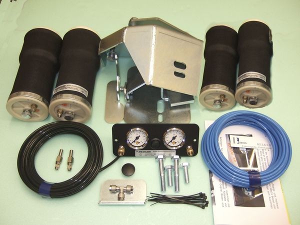 ALKO (AL-KO)- Chassis- 2011- low Radaufnahme- ohne ALC Level Control, Tandemachse, Zweikreis Zusatz-Luftfederanlage, syst. LF3, inkl. Montage