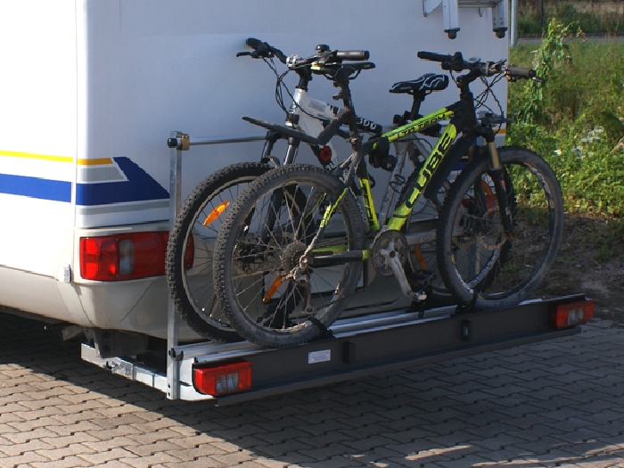 ALUTRANS prestige Wohnmobil Fahrradträger für 2 Fahrräder o. E-Bike