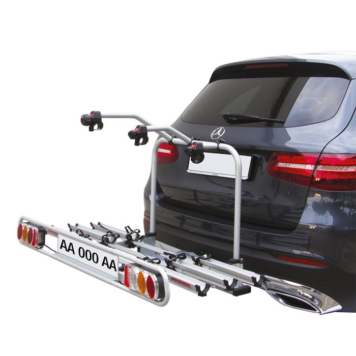 Fabbri Skiträger Snowboard incl. Fahrradträger 4 F. AHK Heckträger für SKI und Snowboard