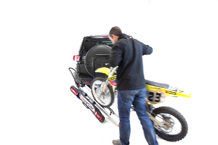 TOWCAR Balance Motorradträger für d. Anhängerkupplung AHK Heckträger für Roller Kleinkraftrad
