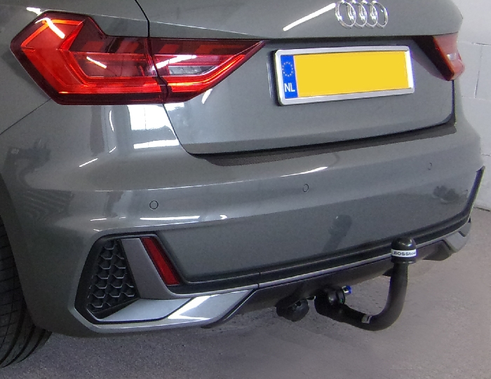 Anhängerkupplung für Audi-A1 5-Türer Sportback Typ GB, speziell S-Line, nur für Heckträgerbetrieb, Baureihe 2019-2023 V-abnehmbar