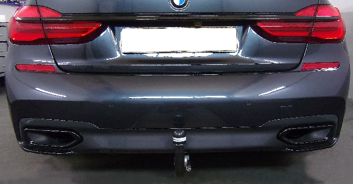 Anhängerkupplung für BMW-7er Limousine Hybrid G11, G12, nur für Heckträgerbetrieb, Baureihe 2015-2018 V-abnehmbar