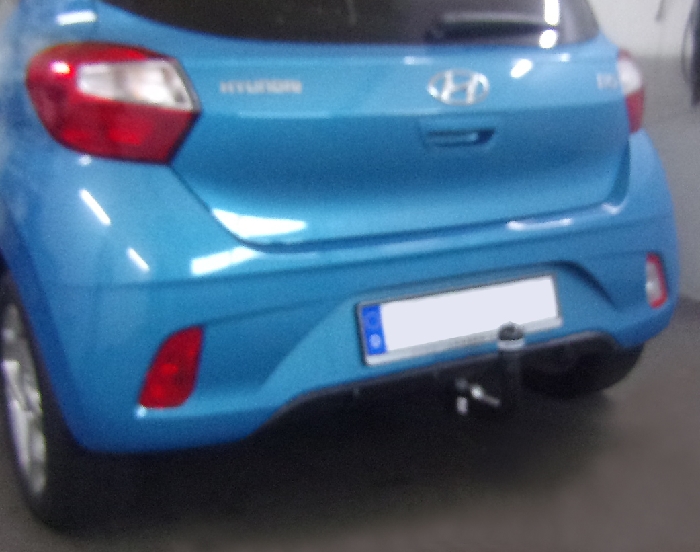 Anhängerkupplung für Hyundai-I10 Fließheck AC3, AI3, nur Fzg. mit Anhängelastfreigabe, Baureihe 2020-2023 V-abnehmbar