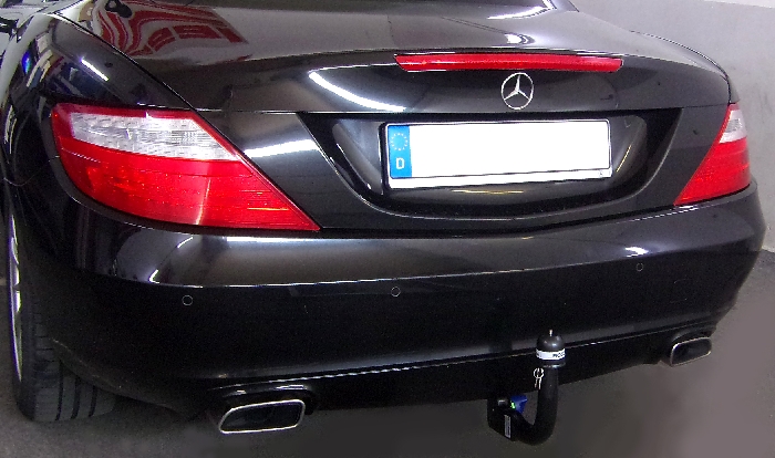 Anhängerkupplung für Mercedes-SLK R172, nur für Heckträgerbetrieb, Montage nur bei uns im Haus, Baureihe 2011- V-abnehmbar