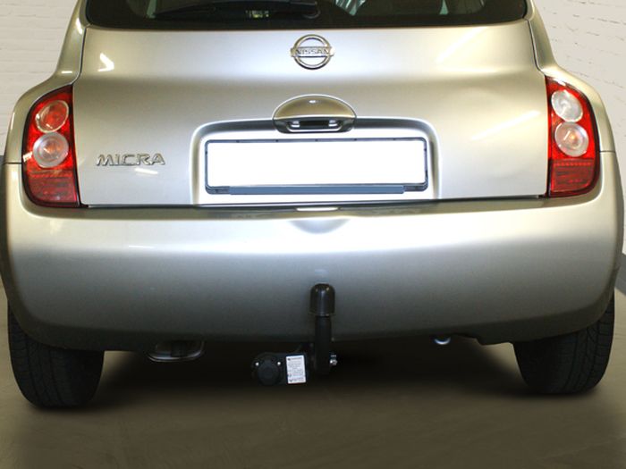 Anhängerkupplung für Nissan-Micra K12, inkl. Cabrio, Baureihe 2002-2010 starr
