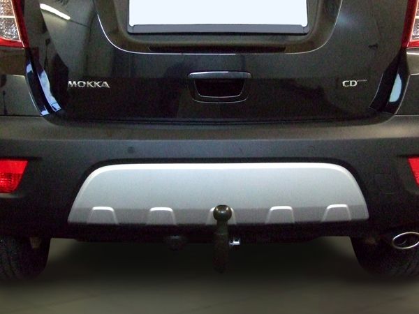 Anhängerkupplung für Opel-Mokka X nicht für Fzg. mit Fahrradträgersystem Flex-Fix, mit Elektrosatzvorb., Baureihe 2016-2020 V-abnehmbar