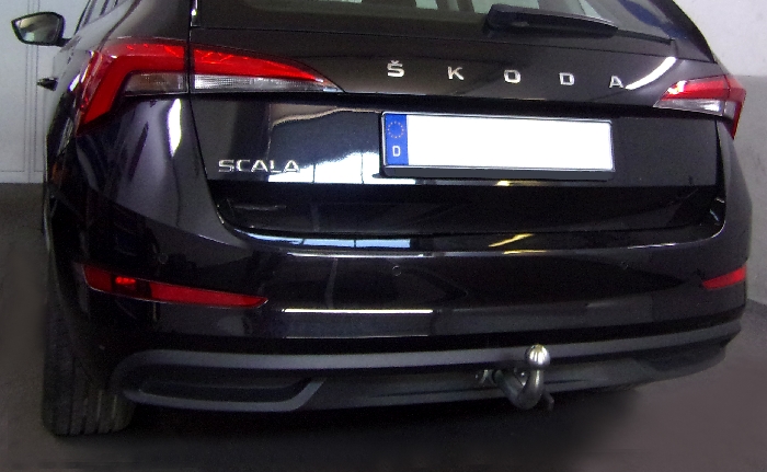 Anhängerkupplung für Skoda-Scala für Fahrzeuge mit AHK-Vorbereitung (vorab Anhängelast prüfen), Baureihe 2019-2023 abnehmbar