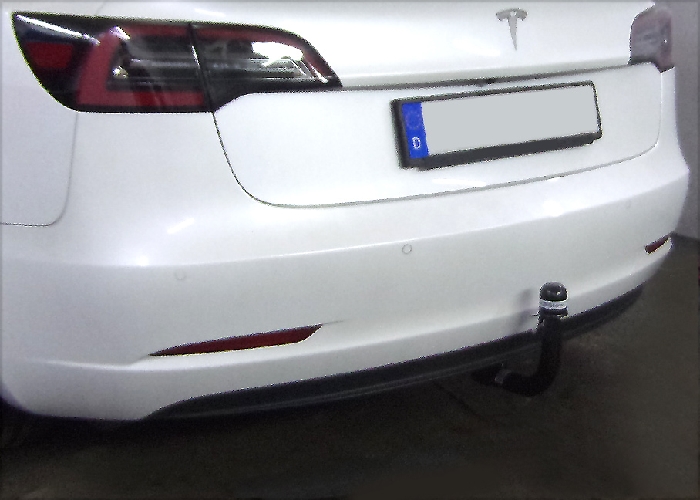 Anhängerkupplung für Tesla-Model 3 Heckträgeraufnahme, nur für Heckträgerbetrieb, Montage nur bei uns, Baureihe 2020-2024 V-abnehmbar