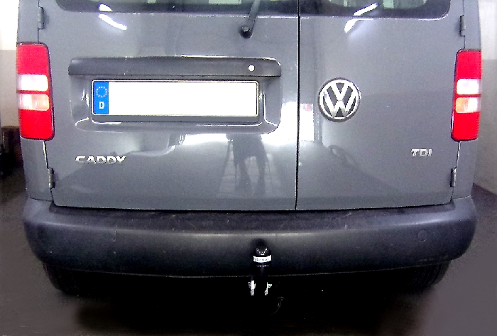 Anhängerkupplung für VW-Caddy III, IV, Kasten/ Bus/ Kombi, incl. Life, Baureihe 2004-2015 starr