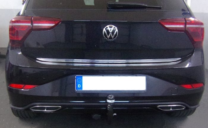 Anhängerkupplung für VW-Polo (AW) Schrägheck, speziell R line, Baureihe 2023- V-abnehmbar
