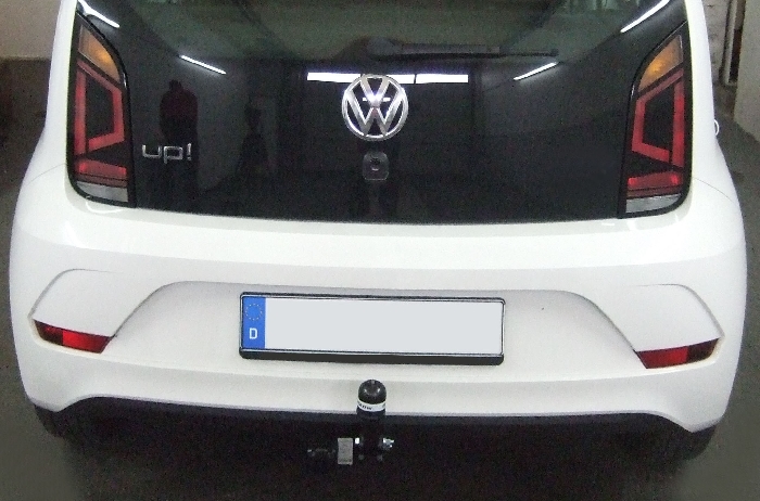 Anhängerkupplung für VW-Up nicht Erdgas, nicht eUp, nicht GTI, nur für Heckträgerbetrieb, Baureihe 2016-2023 starr
