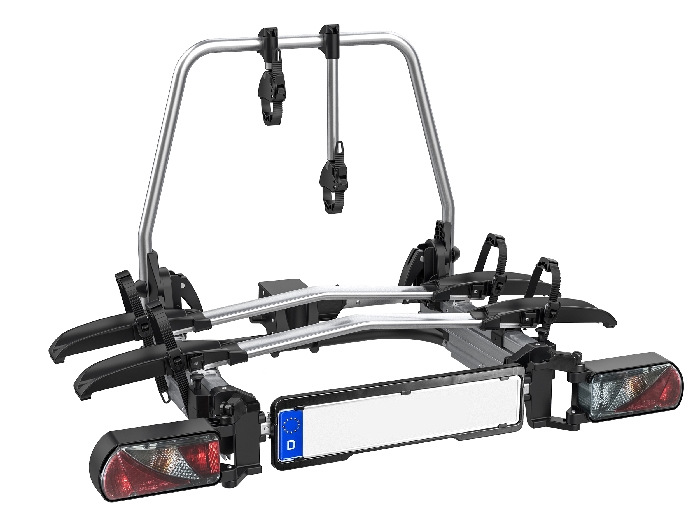 LAS Fahrradträger SD260-ausziehbar, f. 2 Fahrräder für d. Anhängerkupplung