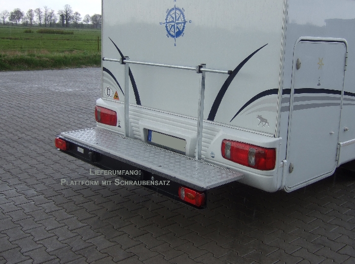 ALUTRANS Prestige, Premium, Maxx Rüstsatz auf Plattformträger XL 850