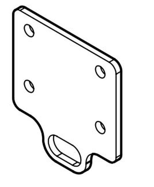 Adapterplatte für GDW 50V u. Rockinger