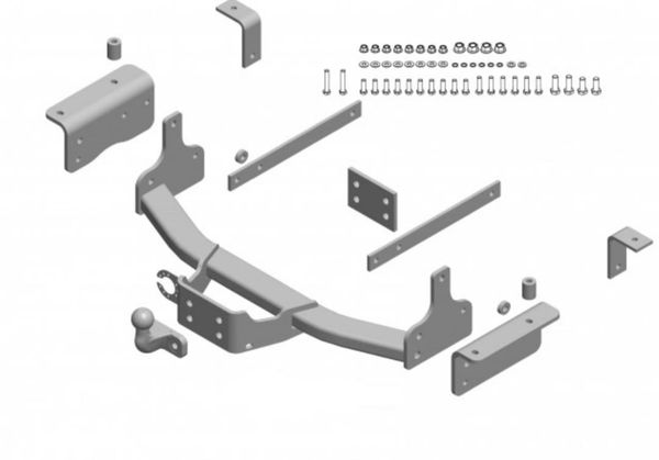 Anhängelast erhöhen für Renault Master Kasten, Frontantrieb, Singlebereifung, Bj. 06.2010- (feststehende AHK inkl. Gutachten)
