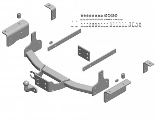 Anhängelast erhöhen für Renault Master Kasten, Heckantrieb, Singlebereifung, Bj. 06.2010- (feststehende AHK inkl. Gutachten)