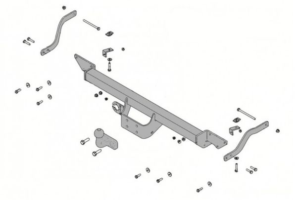 Anhängelast erhöhen für Fiat Ducato X250, Pritsche, Bj. 06.2006- (feststehende AHK inkl. Gutachten)