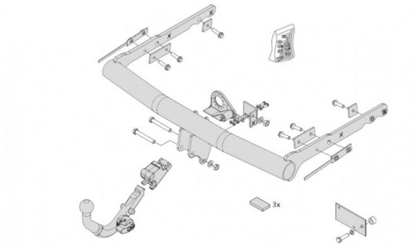 Anhängelast erhöhen für Ford S-Max Typ WA6, Bj. 05.2006-03.2015 (horizontal abnehmbare AHK inkl. Gutachten)