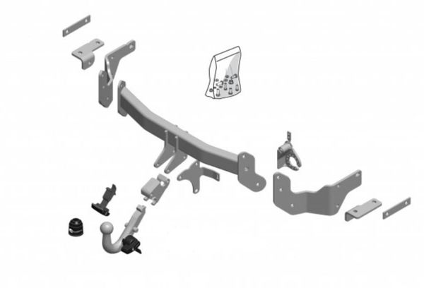 Anhängelast erhöhen für Kia Sorento, Typ XM Facelift, Bj. 12.2012-12.2014 (horizontal abnehmbare AHK inkl. Gutachten)