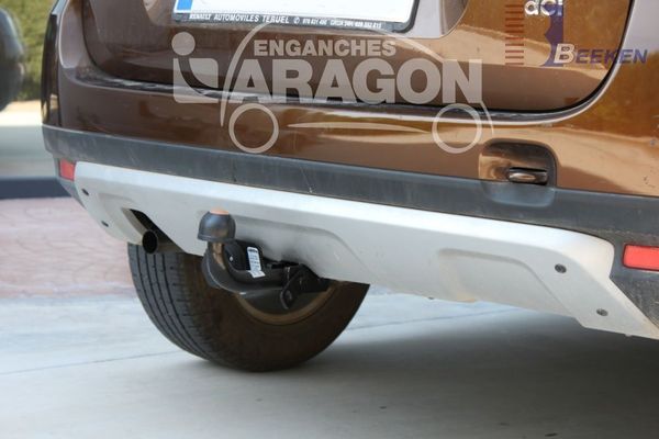 Anhängerkupplung für Dacia-Duster SUV 2WD und 4WD, Baureihe 2010-2012 starr
