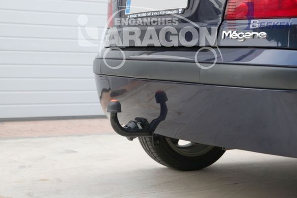 Anhängerkupplung für Renault-Megane Fließheck, 3/ 5-türig, Baureihe 1996-1999 starr