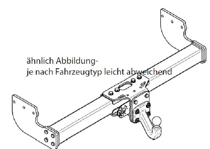Anhängerkupplung Wohnmobil BOSStow feststehend Typ BO 055, 120055