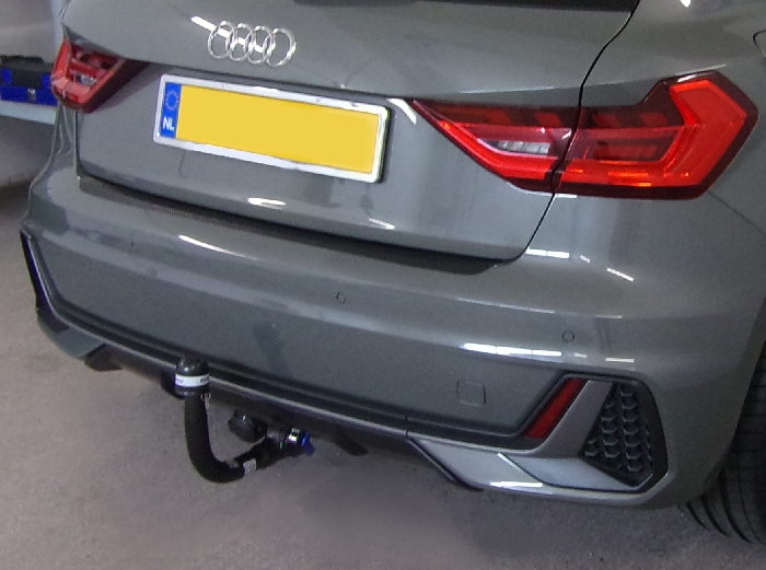 Anhängerkupplung für Audi-A1 5-Türer Sportback Typ GB, speziell S-Line, nur für Heckträgerbetrieb, Baureihe 2019-2023 V-abnehmbar