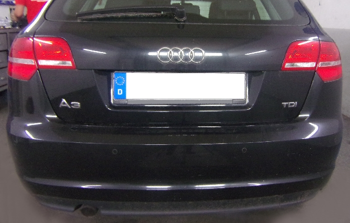 Anhängerkupplung für Audi-A3 5-Türer Sportback incl. Quattro, Baureihe 2008-2013 starr