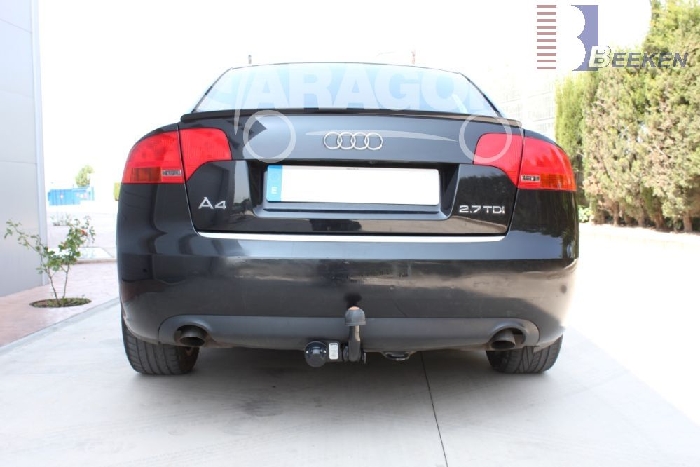 Anhängerkupplung für Audi-A4 Limousine nicht Quattro, nicht S4, incl. S-line, Baureihe 2000-2004 starr Anhängerkupplung für Audi-A4 Limousine nicht Quattro, nicht S4, incl. S-line, Baureihe 2000-2004 starr