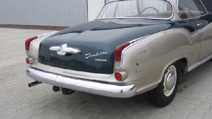 Anhängerkupplung für Borgward-Isabella Limousine, Montage nur bei uns im Haus, Baureihe 1954-1962 abnehmbar