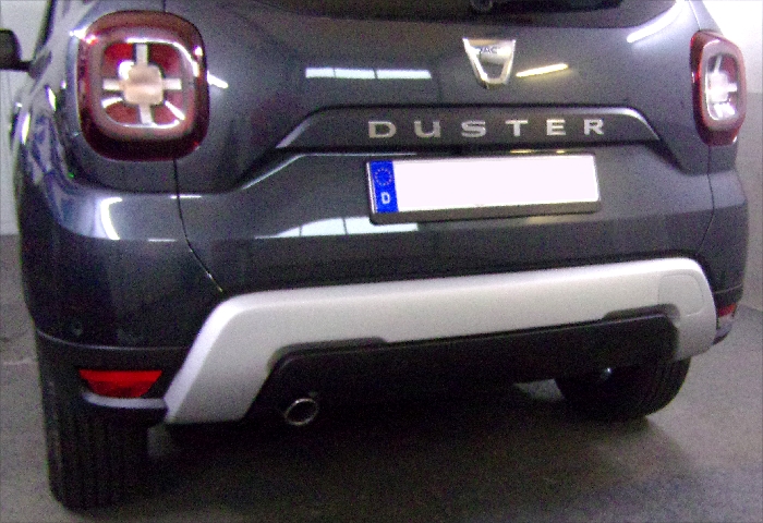 Anhängerkupplung für Dacia-Duster SUV, speziell Fzg. mit LPG Gas 2WD und 4WD, Baureihe 2018-2024 starr