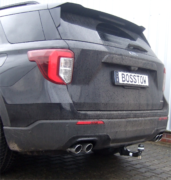 Anhängerkupplung für Ford-Explorer VI, ST-line 2WD, inkl. Hybrid, Baureihe 2019-2024 V-abnehmbar