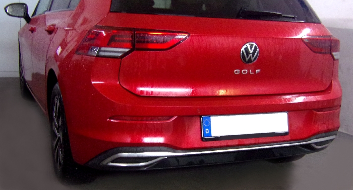 Anhängerkupplung für VW-Golf VIII Limousine, Baureihe 2019- V-abnehmbar