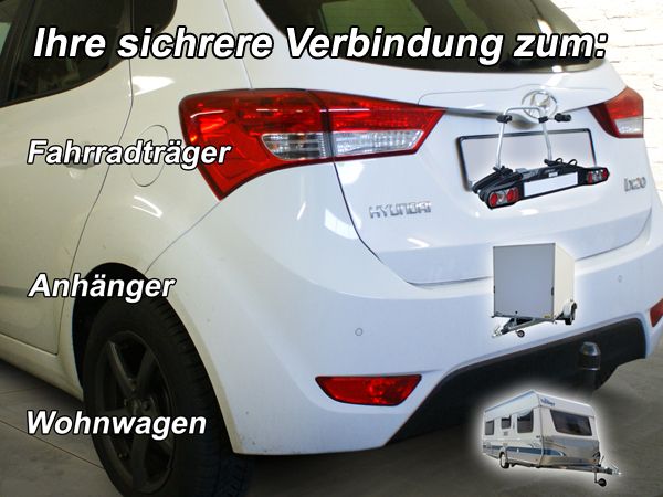 Anhängerkupplung für Hyundai-IX20, Baureihe 2010- starr