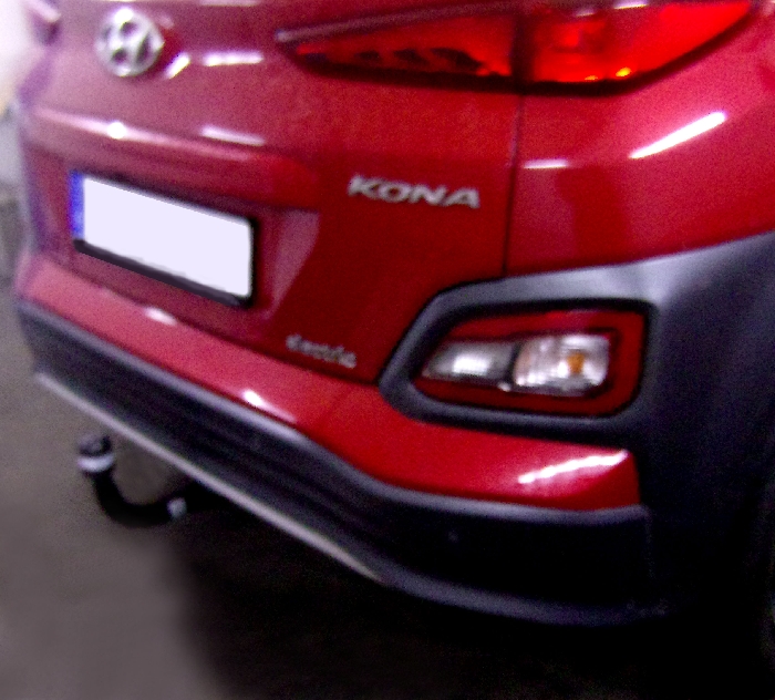Anhängerkupplung für Hyundai-Kona Elektro nur für Heckträgerbetrieb, Baureihe 2018-2023 V-abnehmbar