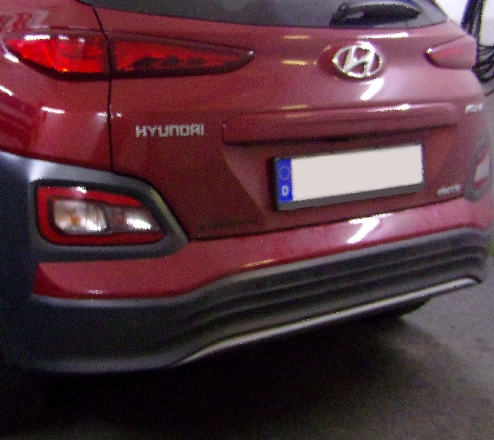 Anhängerkupplung für Hyundai-Kona Elektro mit Anhängelastfreigabe ab Werk, Fzg. mit E-satz Vorbereitung, Baureihe 2018-2023 V-abnehmbar