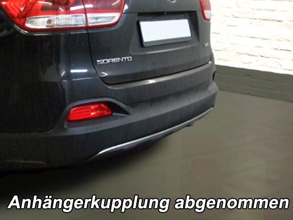 Anhängerkupplung für Kia-Sorento UM, Baureihe 2015-2018 V-abnehmbar