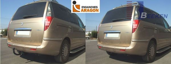 Anhängerkupplung für Lancia-Phedra, Baureihe 2005-2007 V-abnehmbar